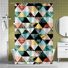 Tropical Beach Love Shower Curtain 48  X 72  (small)  by designsbymallika