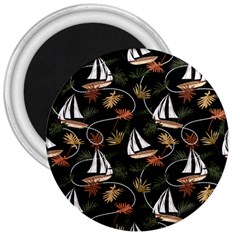 Beautiful Ships Pattern 3  Magnets by designsbymallika