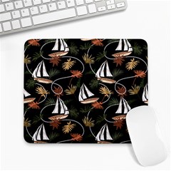 Beautiful Ships Pattern Large Mousepads by designsbymallika