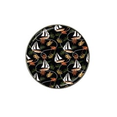 Beautiful Ships Pattern Hat Clip Ball Marker (10 Pack) by designsbymallika