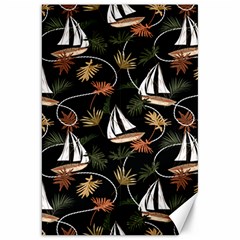 Beautiful Ships Pattern Canvas 20  X 30  by designsbymallika