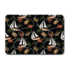 Beautiful Ships Pattern Small Doormat  by designsbymallika