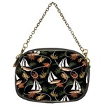 Beautiful Ships Pattern Chain Purse (One Side) Front