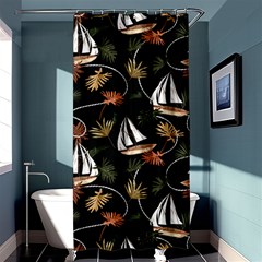 Beautiful Ships Pattern Shower Curtain 36  X 72  (stall)  by designsbymallika