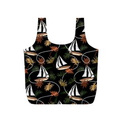 Beautiful Ships Pattern Full Print Recycle Bag (s) by designsbymallika