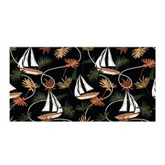 Beautiful Ships Pattern Satin Wrap by designsbymallika