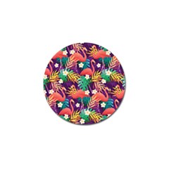 Flamingo Love Golf Ball Marker (4 Pack) by designsbymallika