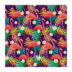 Flamingo Love Medium Glasses Cloth (2 Sides) by designsbymallika