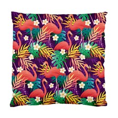 Flamingo Love Standard Cushion Case (two Sides) by designsbymallika