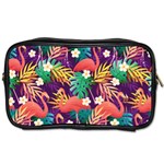 Flamingo Love Toiletries Bag (Two Sides) Front