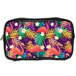 Flamingo Love Toiletries Bag (Two Sides) Back