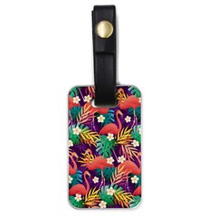 Flamingo Love Luggage Tag (one Side) by designsbymallika