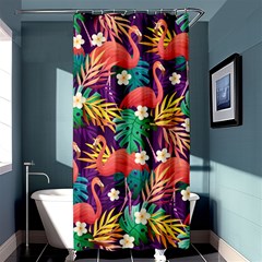 Flamingo Love Shower Curtain 36  X 72  (stall)  by designsbymallika