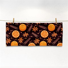 Cinnamom Love Hand Towel by designsbymallika