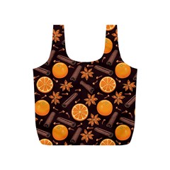 Cinnamom Love Full Print Recycle Bag (s) by designsbymallika