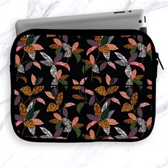 Animal Print Leaves Pattern Apple Ipad 2/3/4 Zipper Cases by designsbymallika