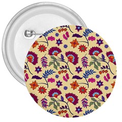 Pretty Ethnic Flowers 3  Buttons by designsbymallika