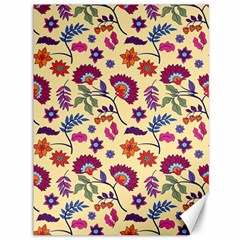 Pretty Ethnic Flowers Canvas 36  X 48  by designsbymallika