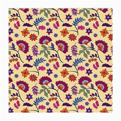 Pretty Ethnic Flowers Medium Glasses Cloth (2 Sides) by designsbymallika