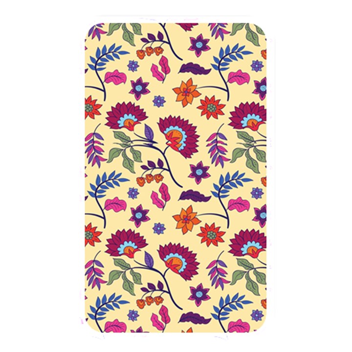 Pretty Ethnic Flowers Memory Card Reader (Rectangular)