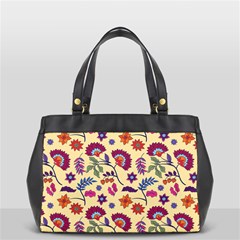 Pretty Ethnic Flowers Oversize Office Handbag by designsbymallika