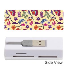 Pretty Ethnic Flowers Memory Card Reader (stick) by designsbymallika