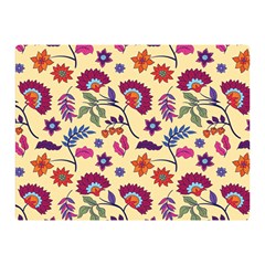 Pretty Ethnic Flowers Double Sided Flano Blanket (mini)  by designsbymallika