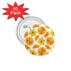 Oranges Love 1 75  Buttons (10 Pack) by designsbymallika