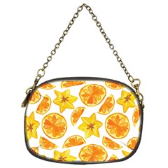 Oranges Love Chain Purse (two Sides) by designsbymallika