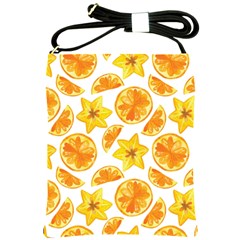 Oranges Love Shoulder Sling Bag by designsbymallika