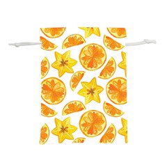 Oranges Love Lightweight Drawstring Pouch (m) by designsbymallika