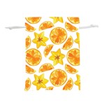 Oranges Love Lightweight Drawstring Pouch (M) Back