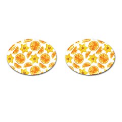 Oranges Love Cufflinks (oval) by designsbymallika