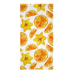 Oranges Love Shower Curtain 36  X 72  (stall)  by designsbymallika