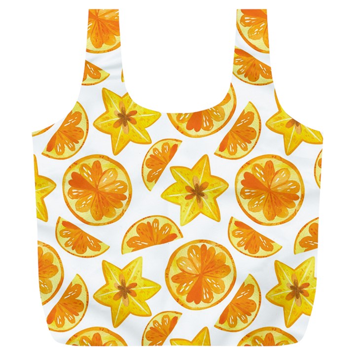 Oranges Love Full Print Recycle Bag (XL)