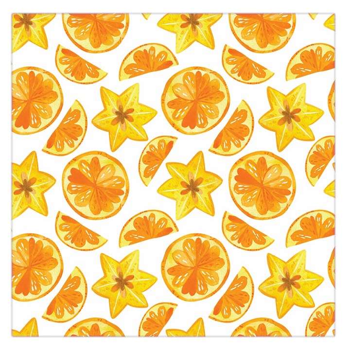 Oranges Love Large Satin Scarf (Square)