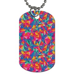 Abstract Boom Pattern Dog Tag (one Side) by designsbymallika