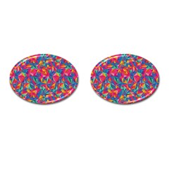 Abstract Boom Pattern Cufflinks (oval) by designsbymallika