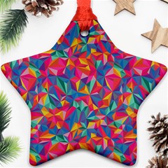 Abstract Boom Pattern Star Ornament (two Sides) by designsbymallika