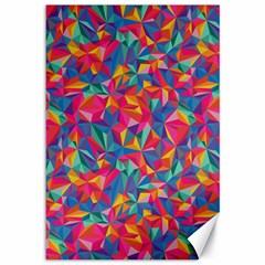 Abstract Boom Pattern Canvas 12  X 18  by designsbymallika