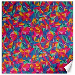 Abstract Boom Pattern Canvas 20  X 20  by designsbymallika