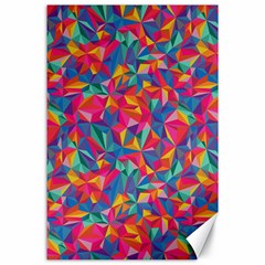 Abstract Boom Pattern Canvas 24  X 36  by designsbymallika