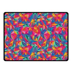 Abstract Boom Pattern Double Sided Fleece Blanket (small)  by designsbymallika