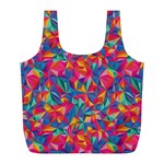 Abstract Boom Pattern Full Print Recycle Bag (L) Front