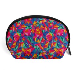 Abstract Boom Pattern Accessory Pouch (large) by designsbymallika