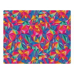 Abstract Boom Pattern Double Sided Flano Blanket (large)  by designsbymallika