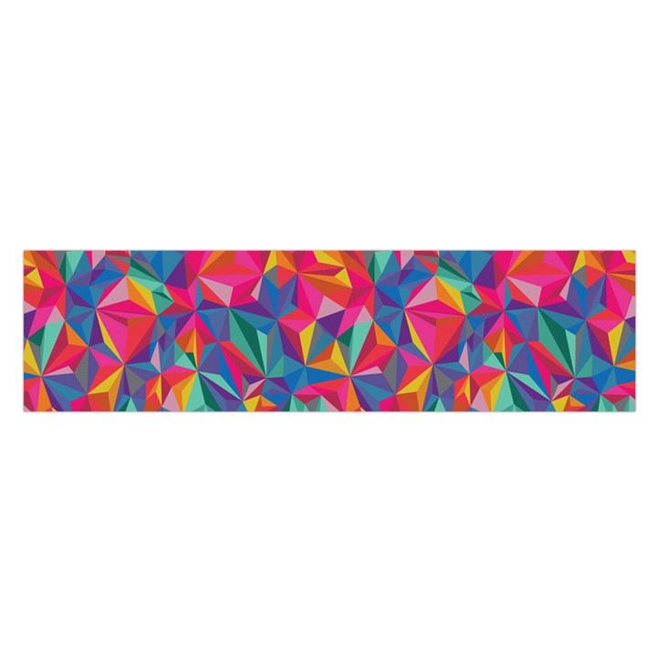 Abstract Boom Pattern Satin Scarf (Oblong)