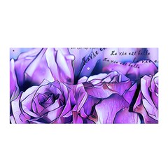 La Vie Est Belle No 2 Satin Wrap by sfbijiart