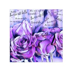 La Vie Est Belle No 2 Small Satin Scarf (square) by sfbijiart