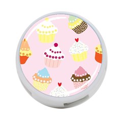 Cupcakes 4-port Usb Hub (one Side)